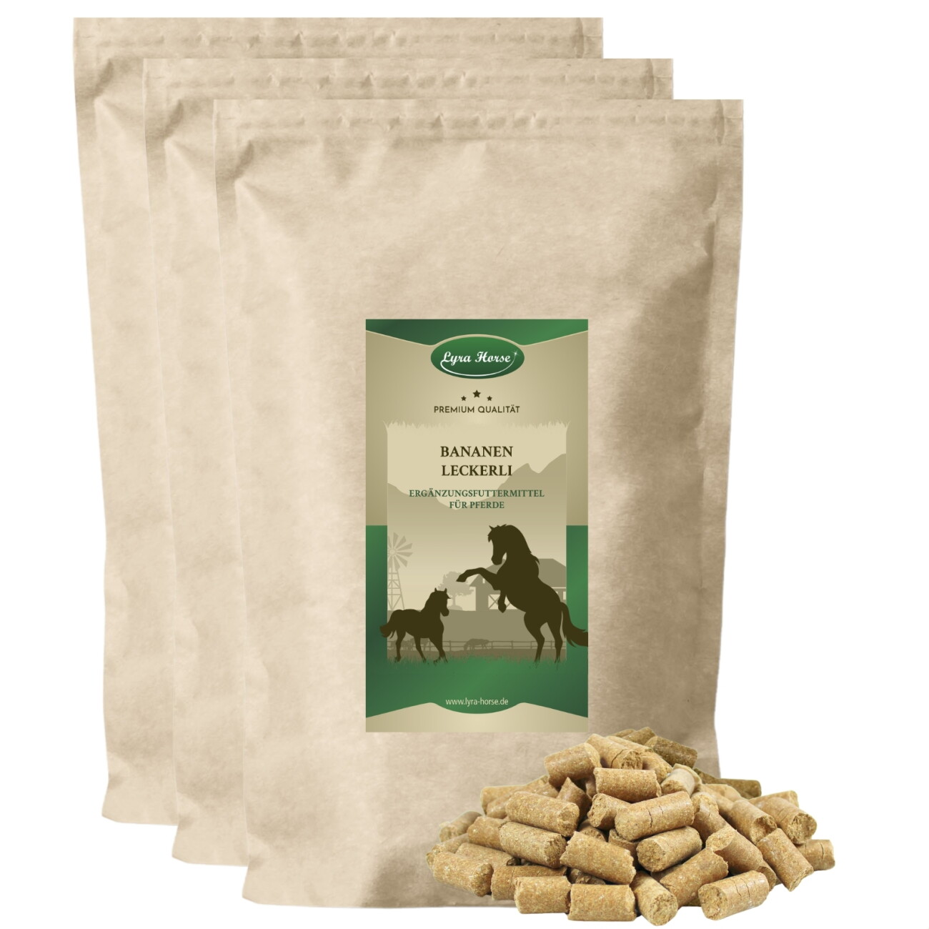 Lyra Pet Lyra Horse Bananen Leckerli 15 kg - Image 1