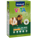 Vitakraft VITA Special Meerschweinchenfutterverpackung mit zwei Meerschweinchen auf der Vorderseite, beschriftet mit '100% ALL IN ONE' und 'ADULT >6 MONATE.'