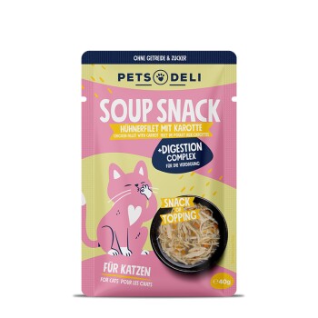 Pets Deli Snack Katze Adult Functional Suppe Digest Huhn 12×40 g