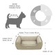Hundebett GreenLabel sandbraun S