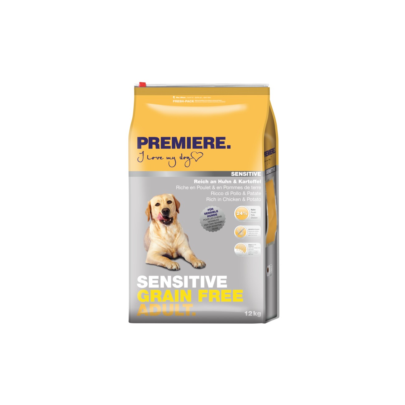 PREMIERE Sensitive Grain Free Adult Chicken 12 kg | MAXI ZOO