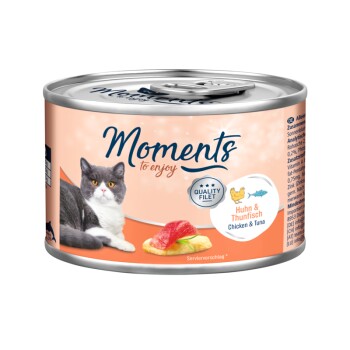 MOMENTS Adult 6x140g Huhn & Thunfisch