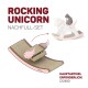 Nachfüllset für Rocking Unicorn mit einer Katze auf einem Spielzeug mit pinken Flügeln und beiger Kratzfläche. Text: "Hauptartikel erforderlich!" Code: C12810.