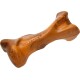 Nylabone Hundekauspielzeug in Knochenform, mit einer strukturierten Oberfläche und einer warmen braunen Farbe.
