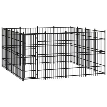 Hundezwinger Box Stahl 3,84 m, 3,84 m, 2 m