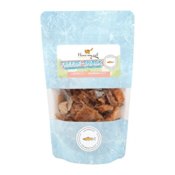 I love my cat Freeze-Snack für Katzen mit Lachsfilet – 25g