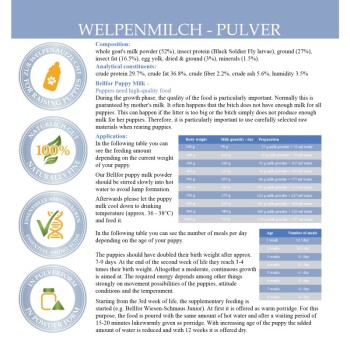 Pulver Welpenmilch - 1 kg