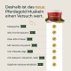 Roter Behälter 'MUSKELN+ PFERDEGOLD'; Überschrift 'Deshalb ist das neue Pferdegold Muskeln einen Versuch wert.' Checkliste mit 'NEU'-Markierungen.