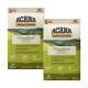 ACANA Grasslands Rezept Haustierfutterbeutel mit dem Etikett "Höchster Proteingehalt", das frische Zutaten wie Lamm, Ente und Eier hervorhebt.