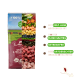 Tierfutterverpackung, die Fleisch und Gemüse zeigt, beschriftet mit "100% Irisch," "hoher Fleischanteil," "getreidefrei," und "angereichert mit Algen."