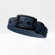 Biothane Halsband Navy Schwarz XXL