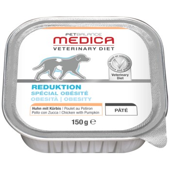 PetBalance Medica Reduktion Huhn mit Kürbis 11x150g