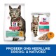 Afbeelding van Hill's Science Plan huisdierenvoeding: droge "Perfect Weight Adult" kip en natte "Perfect Weight Adult 1-6" zalm met jus.