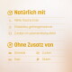 Napfsymbol mit "Fütterungsempfehlung*" – als Belohnung servieren, max. 12 Snacks/Tag; zerbröseln und als Topping verwenden; frisches Wasser anbieten.