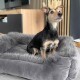 Hundebett MAYFAIR schiefergrau L