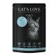 Nourriture humide chat adulte en gelée Classic Saumon Pur à l’huile de chardon et au persil 48x85 g