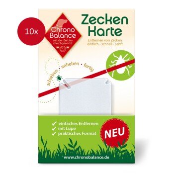 Zeckenkarte zur Zeckenentfernung