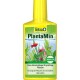 Bouteille d'engrais liquide Tetra PlantaMin pour plantes aquatiques, avec une étiquette jaune et un texte vert, et des images de poissons et de plantes.