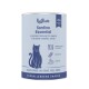 KatKare Sardine Essential Katzensnack-Dose, blaues Etikett mit Katzenillustration; Text: 'Hypoallergene Snacks' und 'Snack gut.'