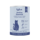 KatKare Sardine Essential Katzensnack-Dose, blaues Etikett mit Katzenillustration; Text: 'Hypoallergene Snacks' und 'Snack gut.'