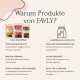 Drei Favly-Hundeleckerli-Tüten zeigen natürliche Zutaten, Premium-Qualität, hypoallergene Optionen und Vorteile gegenüber herkömmlichen Produkten.