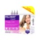 FELIWAY Classic Happy Cat, ein Sparpaket mit drei 48ml Flaschen, entworfen zur Reduzierung von stressbedingtem Verhalten bei Katzen.