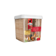 Quiko Hobby Farming 2-kg-Eifutterdose für Hühner mit Hahn und Hennen auf dem Holzetikett, Vorderseite mit den Aufschriften 'Eggfood' und '2 kg'.