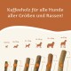 Kaffeholz für Hunde aller Größen! Größenleitfaden: XXS (11 cm), XS (13 cm), S (16 cm), M (19 cm), L (21 cm), XL (24 cm).