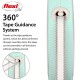 Flexi 360° Tape Guidance System with a close-up of the tape mechanism, featuring a white tape with a textured surface and a mint green casing.