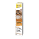 GimCat Duo Paste gegen Haarballen für Katzen, mit dem Gesicht einer Katze auf der Verpackung, mit Text in Deutsch und Englisch über die Vorteile.