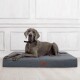 ® HUGO Ortho Plus Orthopädische Hundematratze hellgrau / grau-meliert 1,5 m, 13 cm, 1 m