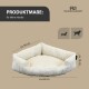 ® XXL Eck-Hundebett für große Hunde aus Cord M