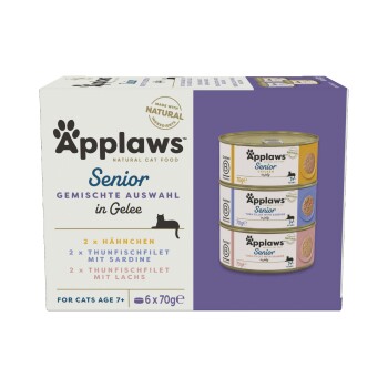Nassfutter Katze Senior Multipack in Gelee 24x70 g