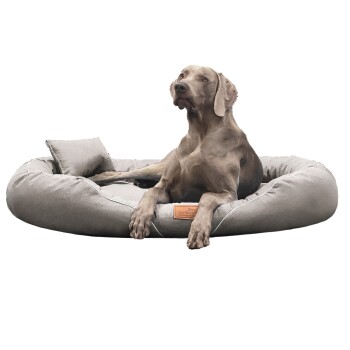 TIFFANY Couture - Orthopädisches Hundebett creme 1,45 m, 20 cm, 1,05 m