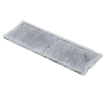 Filter für Haustier-Wasserfontänen, rechteckige Form mit einem weißen und grauen filzartigen Material, entworfen für Haustier-Hydratationssysteme.