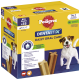 Pedigree Dentastix Daily Oral Care Großpackung mit 35 Snacks für Hunde mit einem Gewicht von 5-10 kg, mit einem Hundebild und Nährwertangaben.
