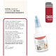 Exvital Ohrpflege-Lösung für Haustiere, 365-Tage-Zufriedenheitsgarantie, mit deutschem Text zur Produktqualität und Unterstützung.