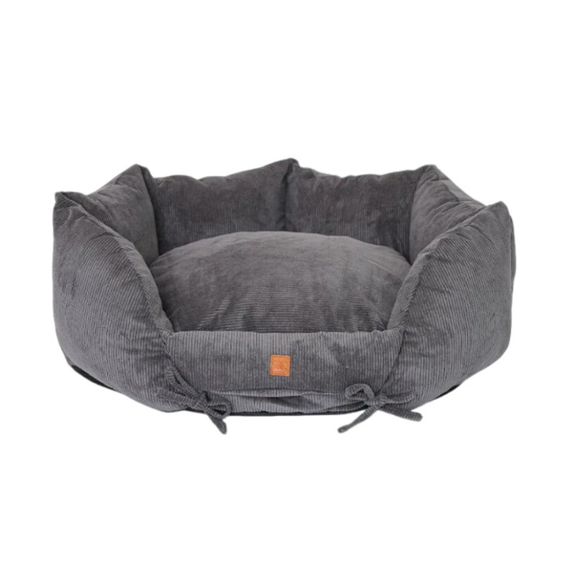 PET & Co. Pet & Co Hundebett Ronny Cord Luxus grau/ grau S