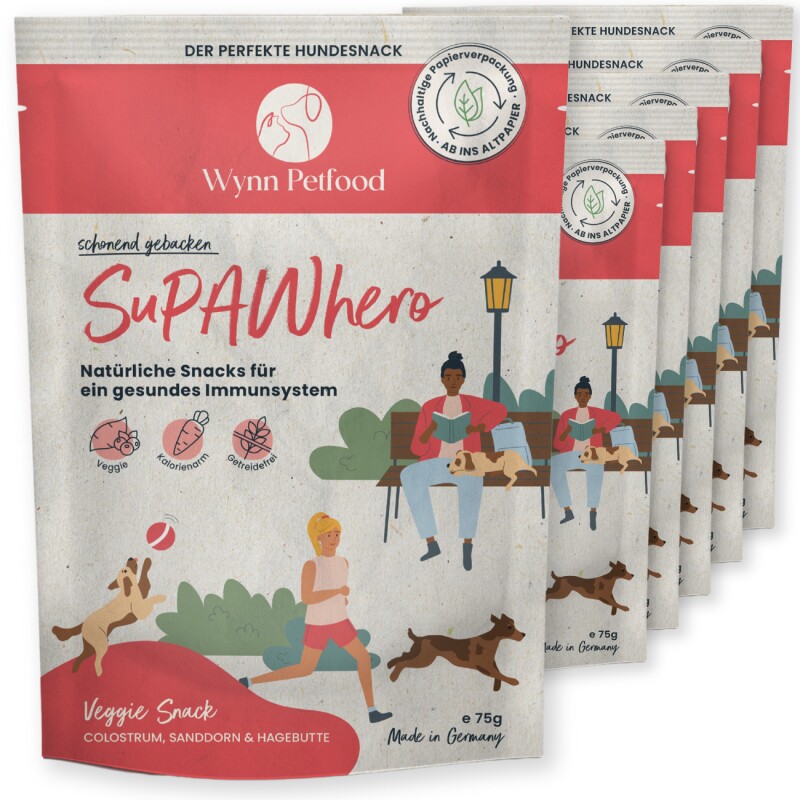 Wynn Petfood SuPAWhero Funktionssnacks für Immunsystem 6 x 75g