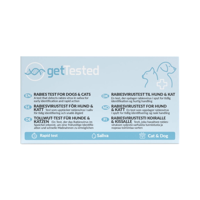 GetTested Tollwut-Test Hund & Katze