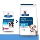 Hill's Prescription Diet Verpackung für Hundefutter, mit "Food Sensitivities" und "d/d" und Bildern eines Hundes.