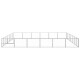 Hundezwinger Stahl silber 7 m, 6 m, 70 cm