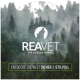 Logo von REAVET Professional über einem nebligen Waldhintergrund, mit dem Text 'ENTDECKE DIE WELT SICHER & STILVOLL' darunter.