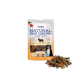 Opakowanie Natural Dog Chews Lamb Tripe z psem na froncie, z tekstem mówiącym "100% Natural Pure Air Dried" oraz różnymi certyfikatami.