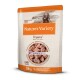 Karma dla psów Nature's Variety Original, smak indyka, opakowanie 300g, z teksturowanym wzorem i obrazem psa na górze.