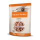 Karma dla psów Nature's Variety Original, smak indyka, opakowanie 300g, z teksturowanym wzorem i obrazem psa na górze.