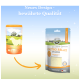 Zwei Tiernahrungspackungen: links ist orange "Gastro Relax," rechts ist weiß und blau "GASTRO RELAX PULVER" mit natürlichen Zutaten.