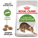 Royal Canin Active Life Outdoor cat food bag featuring a Bengal cat illustration, with text highlighting "Health Nutrition" and "Activity support."