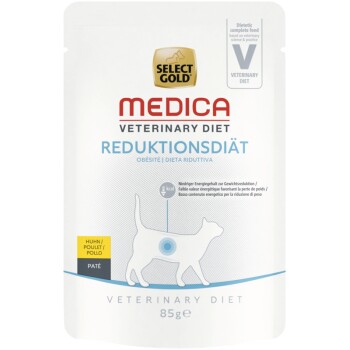 Pâté pour perte de poids Select Gold Medica Veterinary Diet Reduktionsdiät pour chat, poulet (Huhn/Poulet/Pollo) 85 g