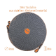 20m lange graue Kletterseil-Leine mit einem Durchmesser von 8mm, mit einem stabilen Clip und beschriftet "Flotix" auf einem orangefarbenen Hintergrund.
